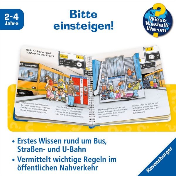 Produktbild: Wieso? Weshalb? Warum? junior, Band 63 - Unterwegs mit Bus und Bahn