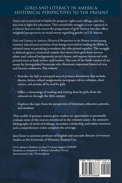 Produktbild: Girls and Literacy in America