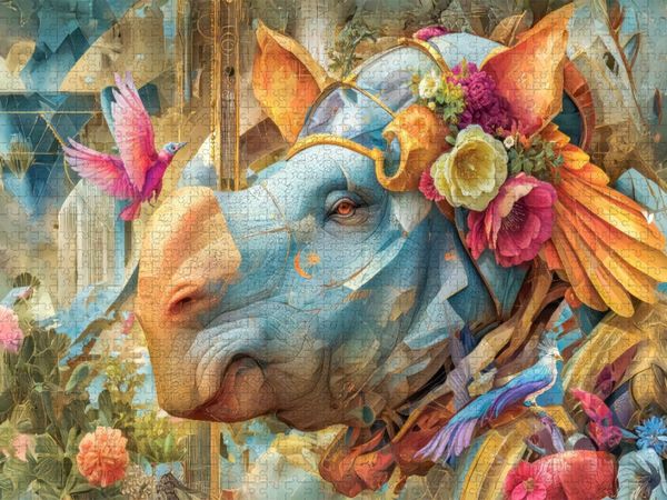 Produktbild: CALVENDO Puzzle Werke der Fantasie | 1000 Teile Lege-Gr&ouml;&szlig;e 64x48cm Foto-Puzzle f&uuml;r gl&uuml;ckliche Stunden
