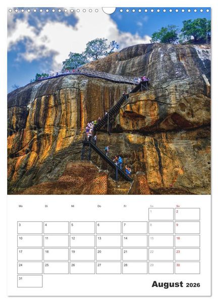 Produktbild: Sri Lanka 2026 - Exotisches Paradies - Jahresplaner (Wandkalender 2026 DIN A3 hoch), CALVENDO Monatskalender