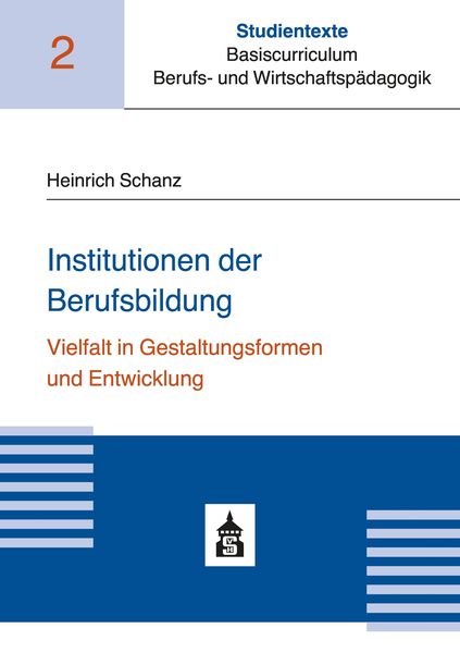 Produktbild: Institutionen der Berufsbildung