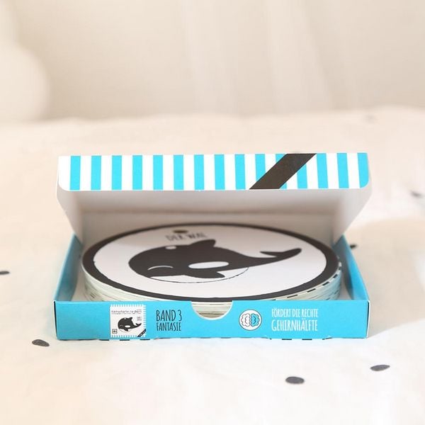 BABY EYE Kontrastkarten für Babys und Kinder: Band 3 – Fantasie · Entwicklungsbegleiter für kleine Forscher: 24 Bilder, 12 Muster · Schwarz-Weiß und P