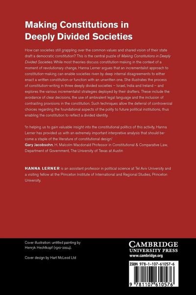 Produktbild: Making Constitutions in Deeply Divided Societies