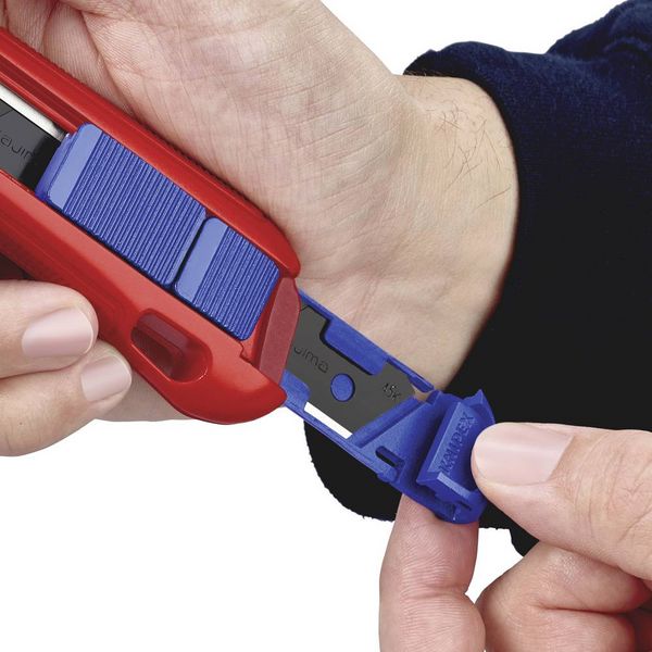 Produktbild: Knipex 90 10 165 BK 90 10 165 BK CutiX&reg; Universalmesser 165mm 1St.