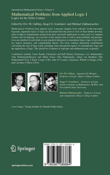 Produktbild: Mathematical Problems from Applied Logic I