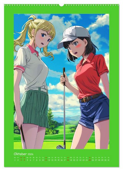 Produktbild: Anime Kids. Outdoor Kinderspa&szlig; und Sport (hochwertiger Premium Wandkalender 2026 DIN A2 hoch), Kunstdruck in Hochglanz