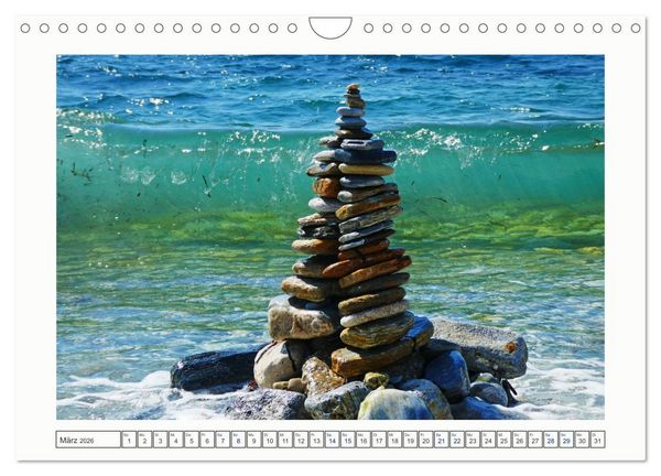 Produktbild: Samos - gr&uuml;ne Perle in der &Auml;g&auml;is (Wandkalender 2026 DIN A4 quer), CALVENDO Monatskalender