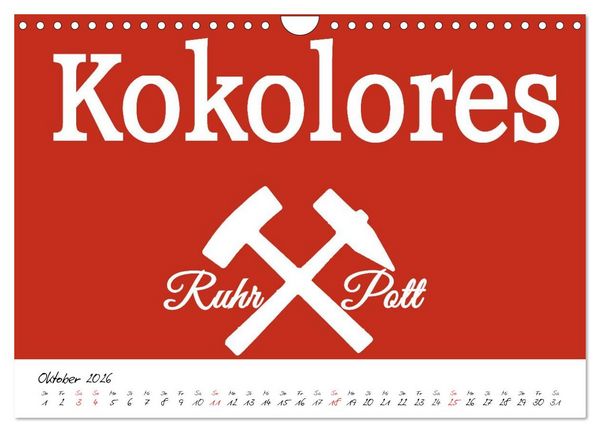 Produktbild: Ruhrpott Vokabeln (Wandkalender 2026 DIN A4 quer), CALVENDO Monatskalender