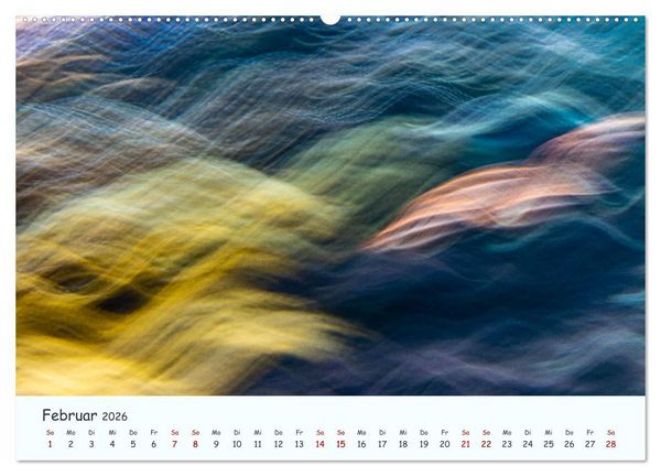 Produktbild: Farbgrafik - Die Sch&ouml;nheit der abstrakten Fotografie (Wandkalender 2026 DIN A2 quer), CALVENDO Monatskalender