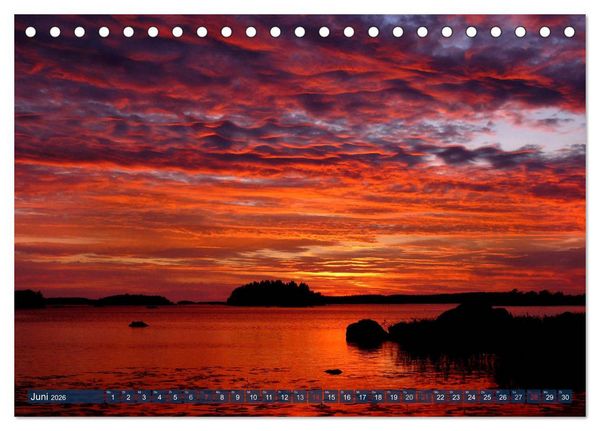 Produktbild: Suomi &ndash; Finnland (Tischkalender 2026 DIN A5 quer), CALVENDO Monatskalender