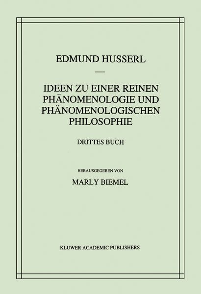 Produktbild: Ideen zu einer reinen Ph&auml;nomenologie und ph&auml;nomenologischen Philosophie