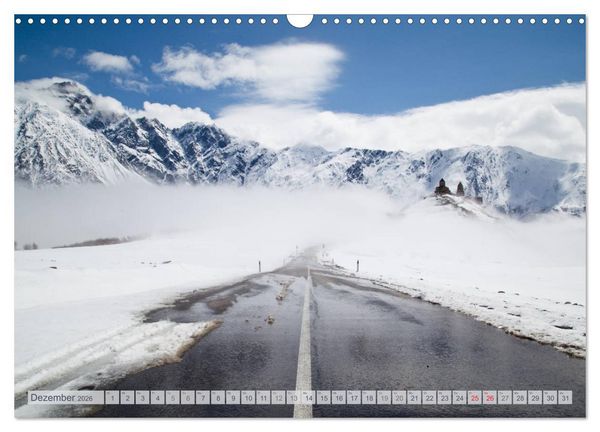 Produktbild: Georgien - Vom Schwarzen Meer zum Kaukasus (Wandkalender 2026 DIN A3 quer), CALVENDO Monatskalender