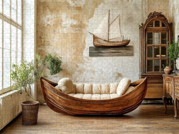 Produktbild: CALVENDO Puzzle Ein Motiv aus dem Kalender "Wohntr&auml;ume aus Holz" | 2000 Teile Lege-Gr&ouml;&szlig;e 90x67cm Foto-Puzzle f&uuml;r gl&uuml;ckliche Stunden