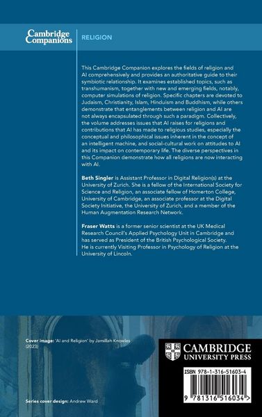Produktbild: The Cambridge Companion to Religion and Artificial Intelligence