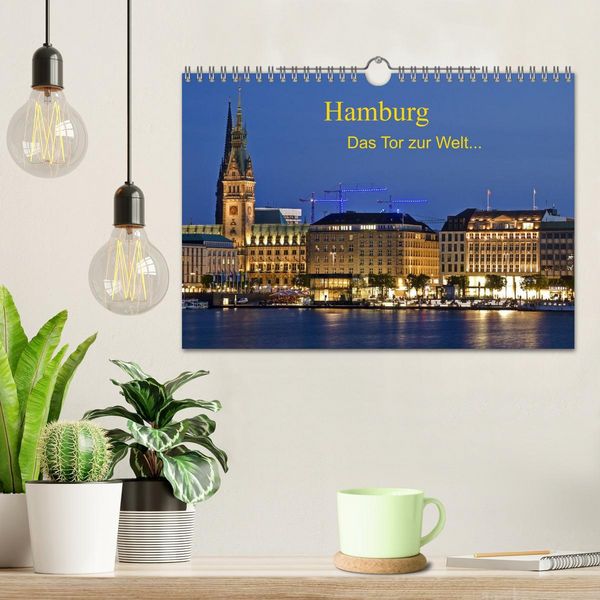 Produktbild: Hamburg . Das Tor zur Welt... (Wandkalender 2026 DIN A4 quer), CALVENDO Monatskalender