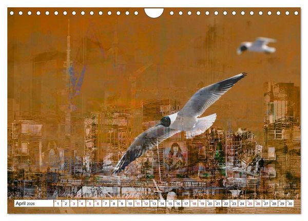 Produktbild: Hamburger GoldArt (Wandkalender 2026 DIN A4 quer), CALVENDO Monatskalender
