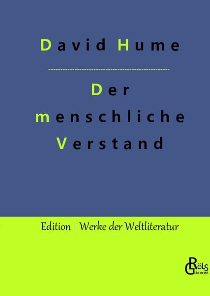 Produktbild: Eine Untersuchung im Betreff des menschlichen Verstandes