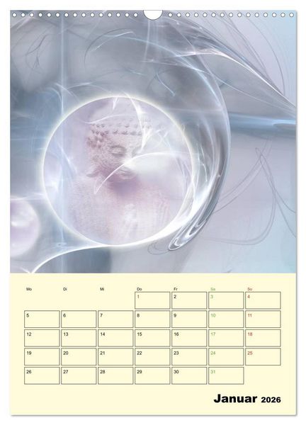 Produktbild: Buddhismus (Wandkalender 2026 DIN A3 hoch), CALVENDO Monatskalender