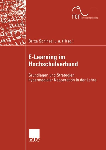 Produktbild: E-Learning im Hochschulverbund
