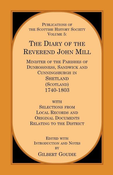 Produktbild: The Diary of the Rev. John Mill