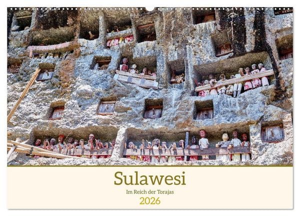 Produktbild: Sulawesi Im Reich der Torajas (Wandkalender 2026 DIN A2 quer), CALVENDO Monatskalender