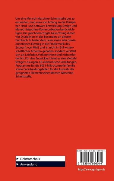 Produktbild: Mensch-Maschine-Schnittstellen elektronischer Ger&auml;te