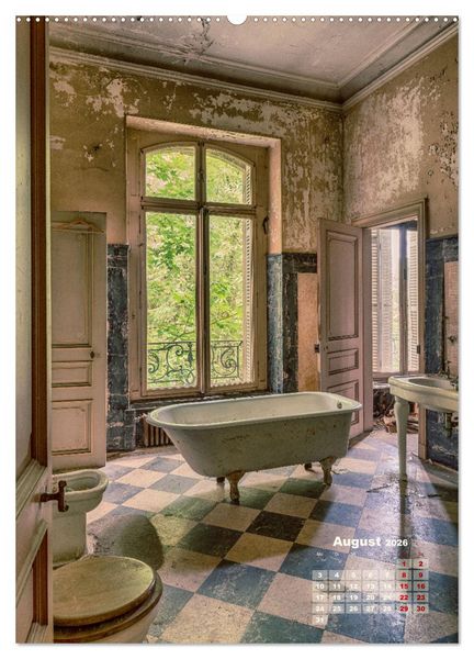 Produktbild: Lost Places - morbide Sch&ouml;nheiten (Wandkalender 2026 DIN A2 hoch), CALVENDO Monatskalender