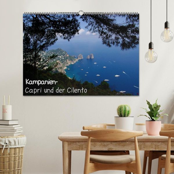 Produktbild: Kampanien &ndash; Capri und der Cilento (Wandkalender 2026 DIN A2 quer), CALVENDO Monatskalender