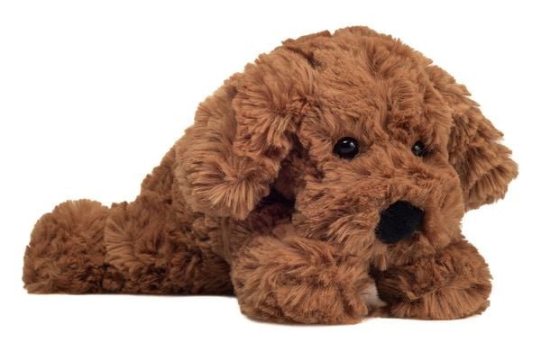 Produktbild: Schlenkerhund 3-farb. sort. 20 cm