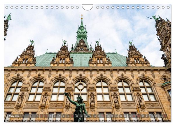Produktbild: Hamburg perspectives (Wall Calendar 2026 DIN A4 landscape), CALVENDO 12 Month Wall Calendar
