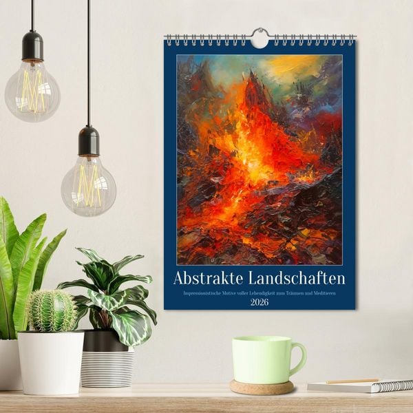 Produktbild: Abstrakte Landschaften (Wandkalender 2026 DIN A4 hoch), CALVENDO Monatskalender