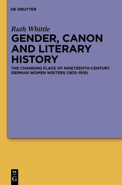 Produktbild: Gender, Canon and Literary History