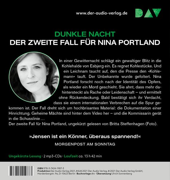 Produktbild: S&Oslash;G. Schwarzer Himmel. Ein Nina-Portland-Thriller (Teil 2)