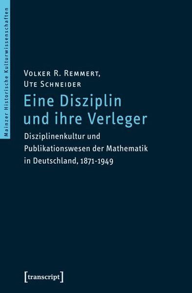 Produktbild: Eine Disziplin und ihre Verleger