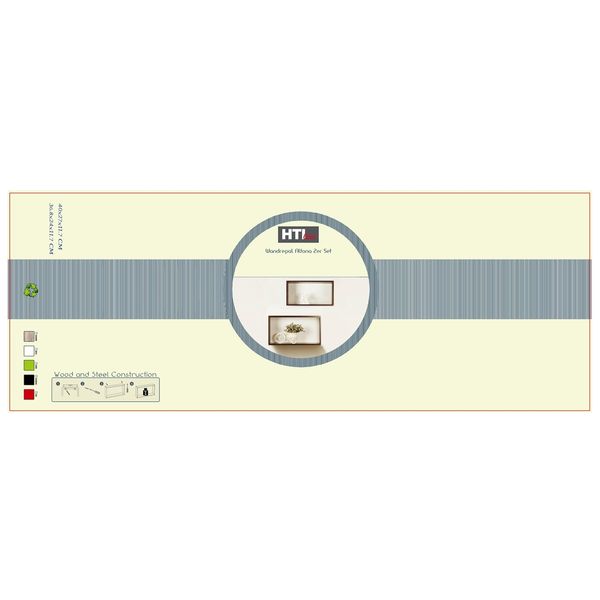 HTI-line Wandregal Altona 908a 2er-Set