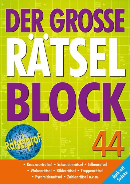 Produktbild: Der große Rätselblock 44