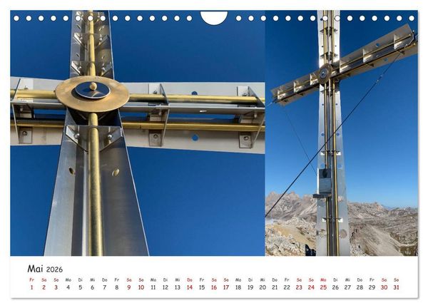 Produktbild: Bekannte und unbekannte S&uuml;dtiroler Gipfelkreuze im Detail (Wandkalender 2026 DIN A4 quer), CALVENDO Monatskalender