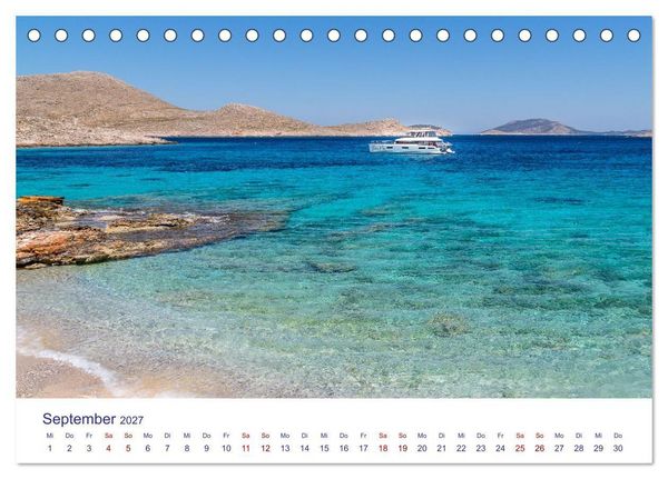 Produktbild: Insel Chalki (Tischkalender 2027 DIN A5 quer), CALVENDO Monatskalender