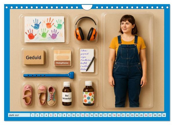 Produktbild: Einmal Traumjob bitte - zum Mitnehmen (Wandkalender 2027 DIN A4 quer), CALVENDO Monatskalender