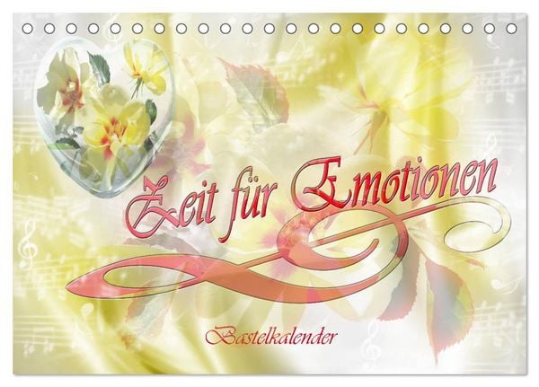 Produktbild: Zeit f&uuml;r Emotionen Bastelkalender (Tischkalender 2026 DIN A5 quer), CALVENDO Monatskalender