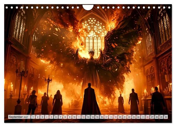 Produktbild: Camelot &ndash; Aufstieg und Fall einer Legende (Wandkalender 2027 DIN A4 quer), CALVENDO Monatskalender