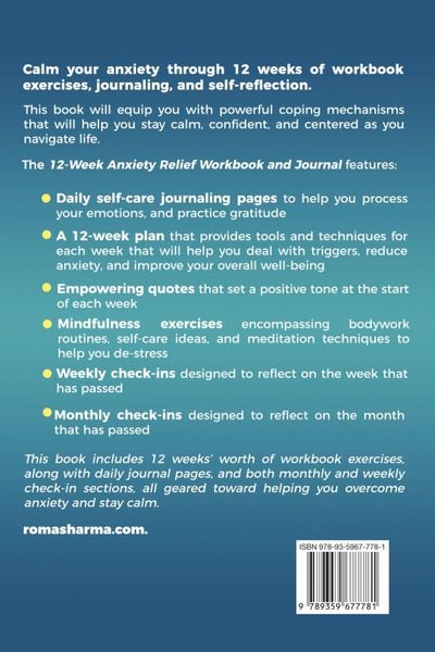 Produktbild: The 12-Week Anxiety Relief Workbook
