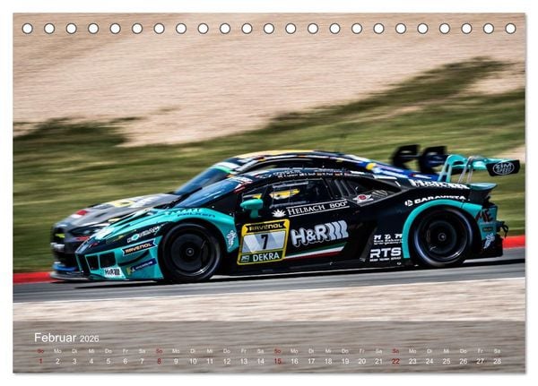 Produktbild: N&uuml;rburgring Langstreckenmeisterschaft (Tischkalender 2026 DIN A5 quer), CALVENDO Monatskalender