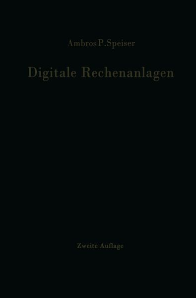 Produktbild: Digitale Rechenanlagen
