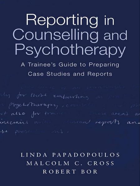 Produktbild: Reporting in Counselling and Psychotherapy