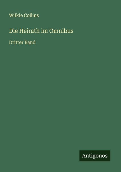 Produktbild: Die Heirath im Omnibus