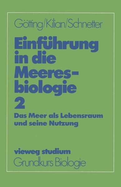 Produktbild: Einf&uuml;hrung in die Meeresbiologie 2