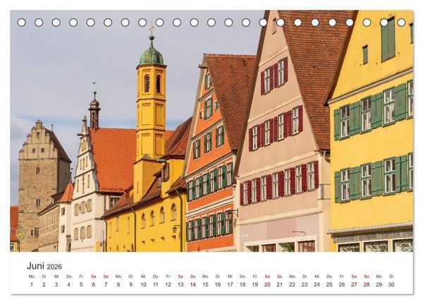 Produktbild: Franken - Malerische Orte und Landschaften (Tischkalender 2026 DIN A5 quer), CALVENDO Monatskalender