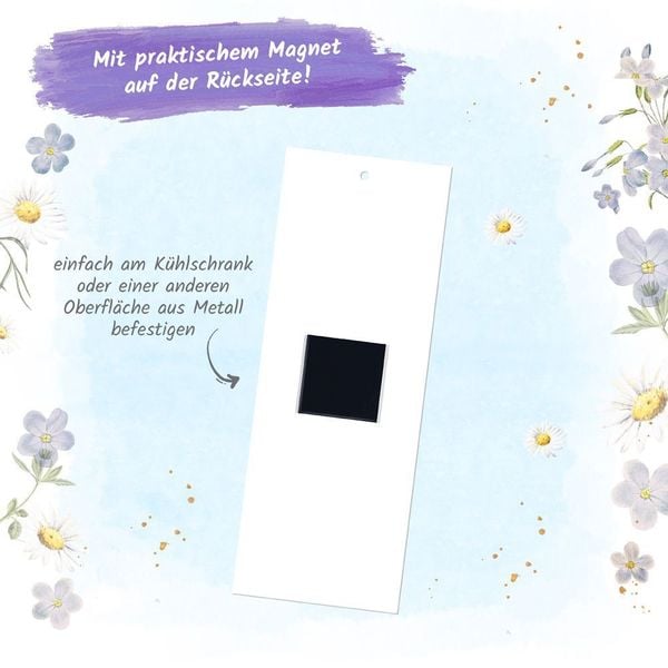 Produktbild: Tr&ouml;tsch Notizblock mit Stift und Magnet Bienchen