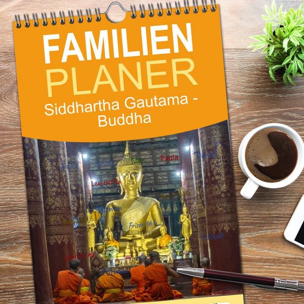 Produktbild: Familienplaner 2026 - Siddhartha Gautama - Buddha mit 5 Spalten (Wandkalender, 21 x 45 cm) CALVENDO